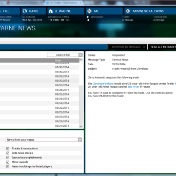 Out of the Park Baseball (OOTP) 2015