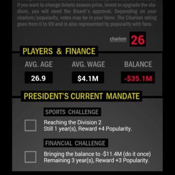 Basketball President Manager