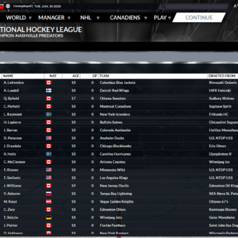 Franchise Hockey Manager (FHM) 6