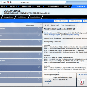 Franchise Hockey Manager (FHM) 5