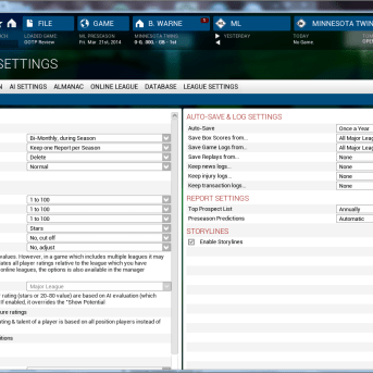 Out of the Park Baseball (OOTP) 2015