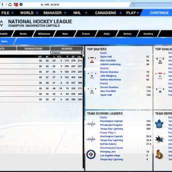 Franchise Hockey Manager (FHM) 5