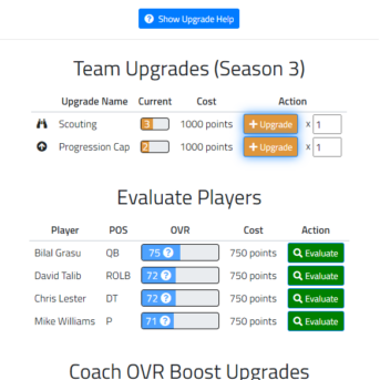 Progression Football