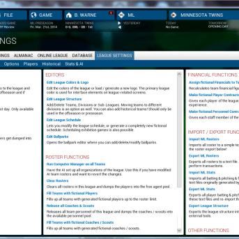 Out of the Park Baseball (OOTP) 2015