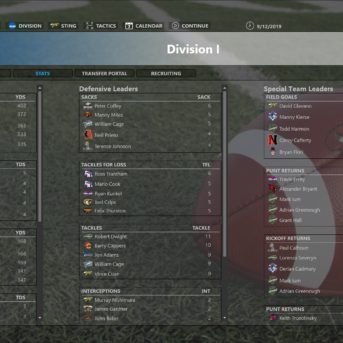 CT Football Manager (CTFM)