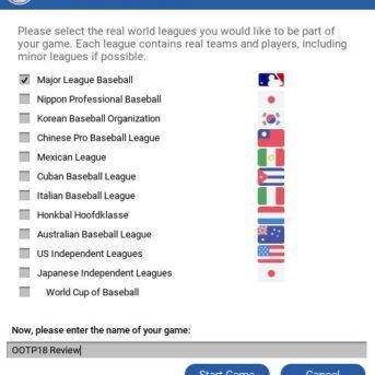 Out of the Park Baseball (OOTP 18)