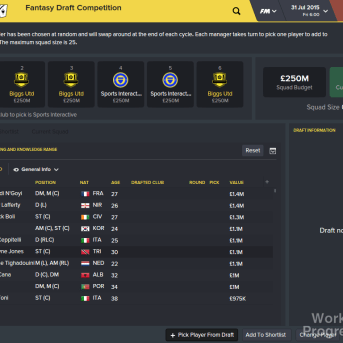 Front Office Football (FOF) 7