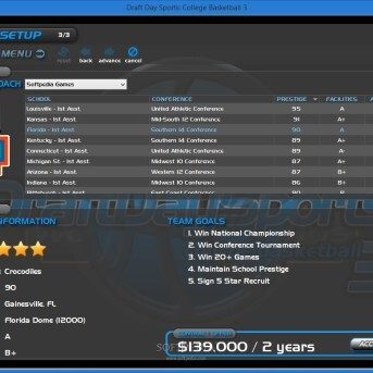 Draft Day Sports: College Basketball 3