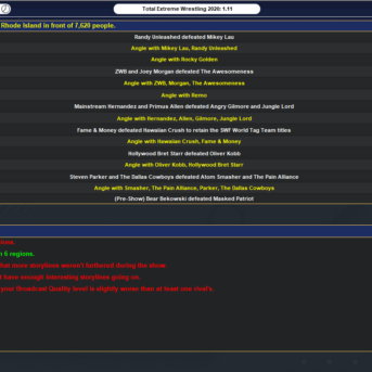 Total Extreme Wrestling 2020 TEW2020
