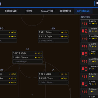 Hardwood Basketball Manager