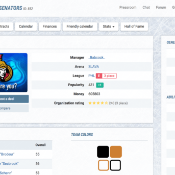 Hockey-Online Manager (HOL)