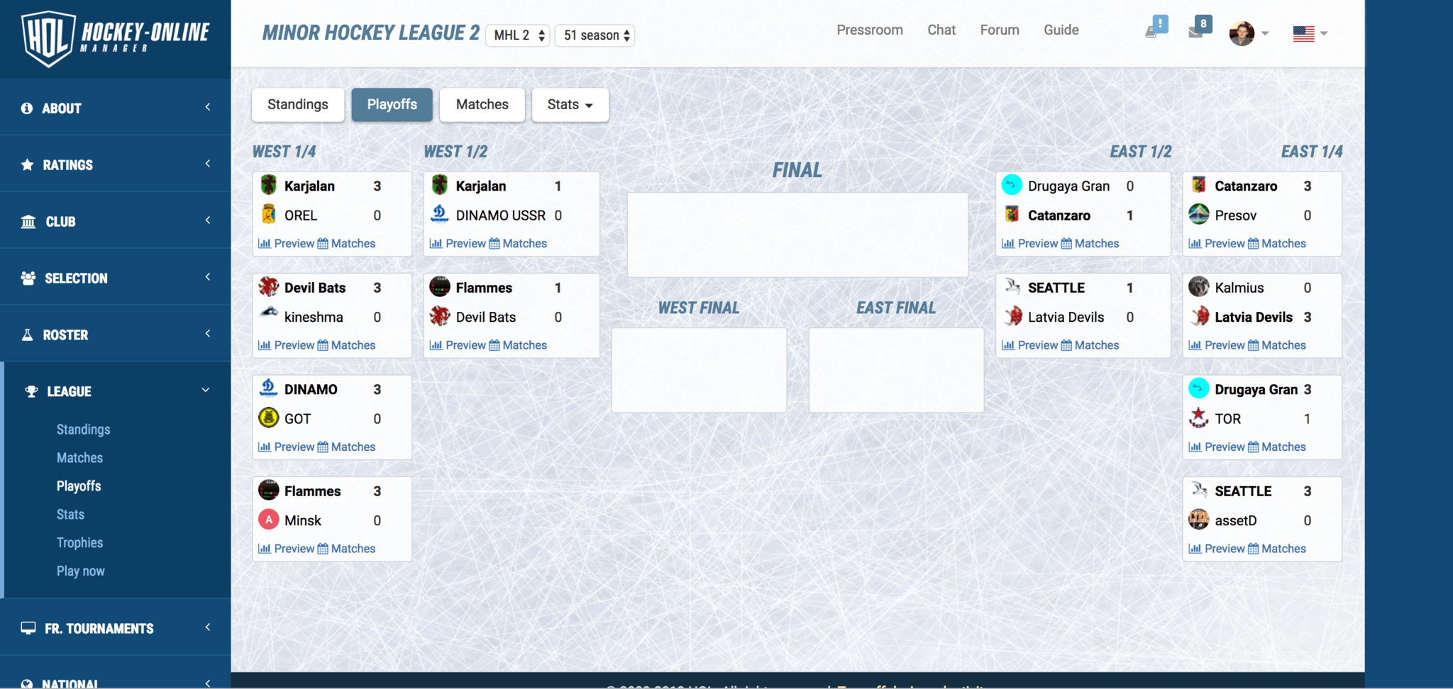 Hockey-Manager Online (Browser)