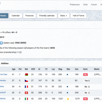 Hockey-Online Manager (HOL)