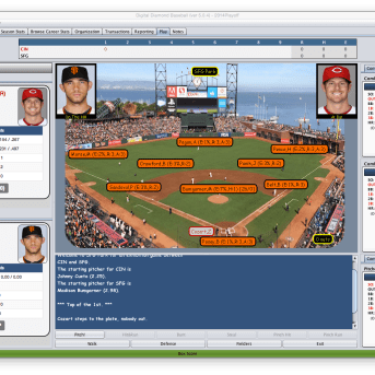 Digital Diamond Baseball