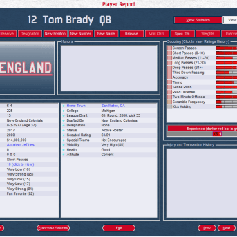 Front Office Football (FOF) 7