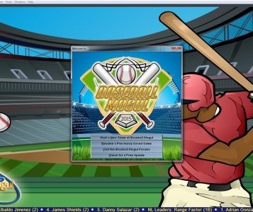 Baseball Mogul 2015 Startup Screen