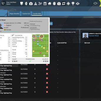 Rugby Union Team Manager 4