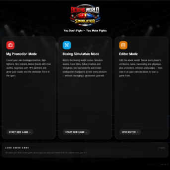 Boxing World Simulator