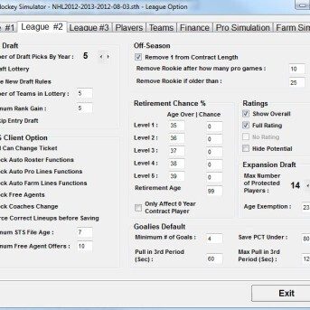 SimonT Hockey Simulator (STHS)