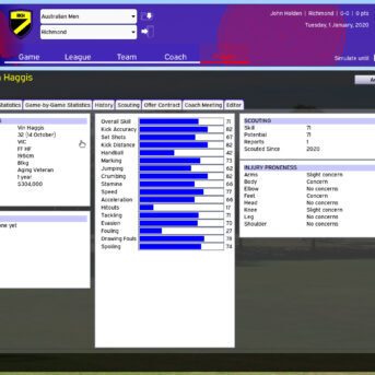 Australian Football Coach 2020