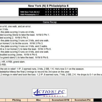 Action! PC Baseball 2017