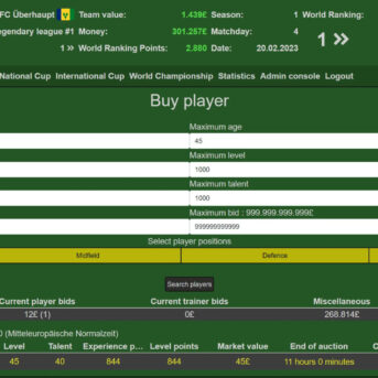 Best Fantasy Soccer Manager Online (BFSMO)