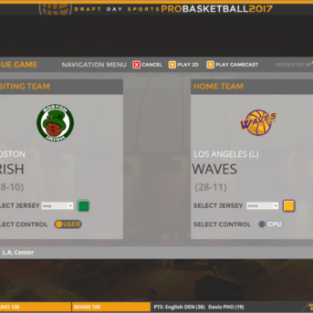 Draft Day Sports: Pro Basketball 2017