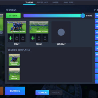 Blackout Rugby Manager