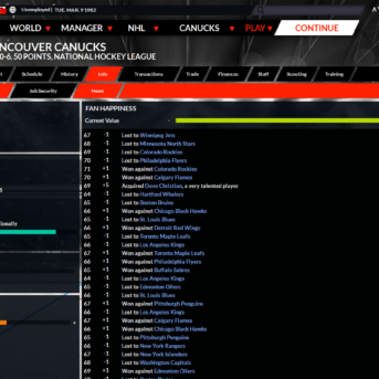 Franchise Hockey Manager (FHM) 6