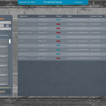 College Basketball Manager