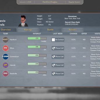 College Basketball Manager