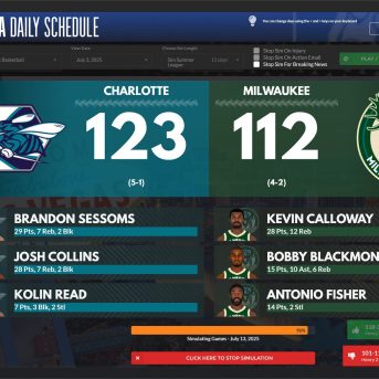 Draft Day Sports: Pro Basketball 2025