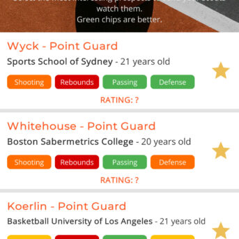 Astonishing Basketball Manager