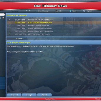 Eastside Hockey Manager (EHM) 2007