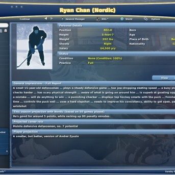 Eastside Hockey Manager (EHM) 2007