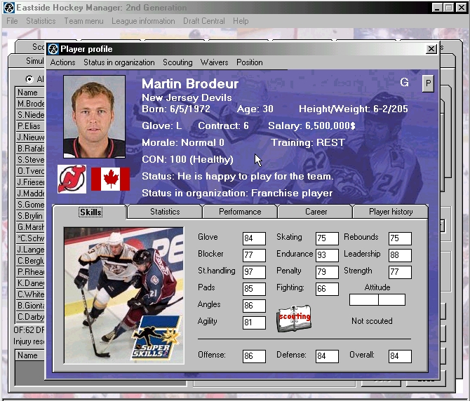 Eastside Hockey Manager (PC) Original EHM 1.18 - Full Version - Image 2