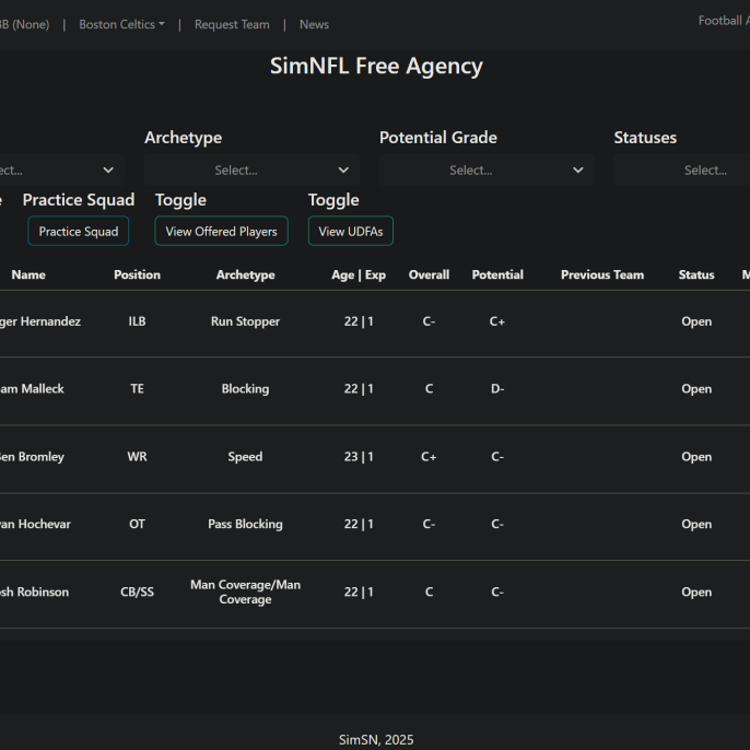 Sim Sports Network Images - Sim Sports Network (SimSN) - GM Games - Sports General Manager ...