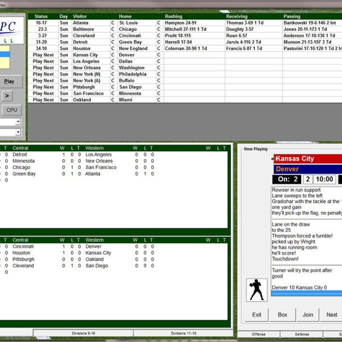 Images Action! PC Football 2017 GM Games Sports General Manager