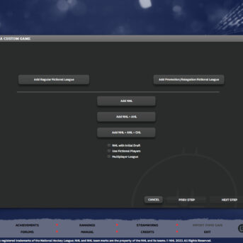 Franchise Hockey Manager (FHM) 10