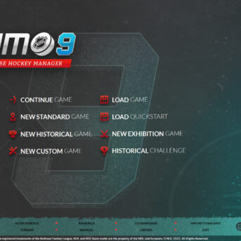 Franchise Hockey Manager (FHM) 9