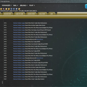 Franchise Hockey Manager (FHM) 9