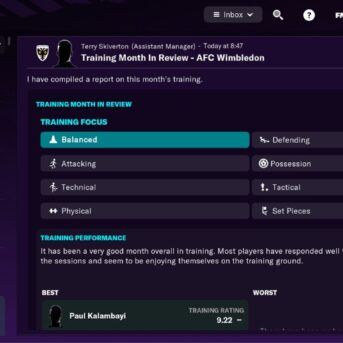 Football Manager Mobile 2023