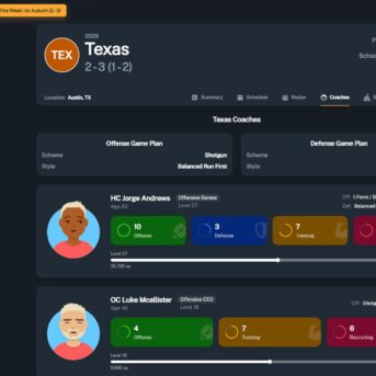 Football Coach: College Dynasty