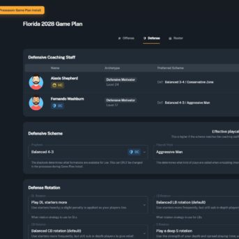 Football Coach: College Dynasty