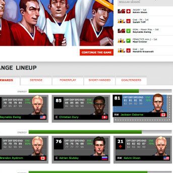 Virtual League of Hockey