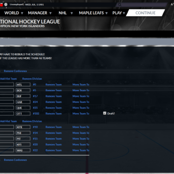 Franchise Hockey Manager (FHM) 6
