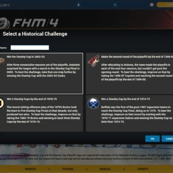 Franchise Hockey Manager (FHM) 4