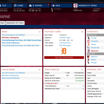 Out of the Park Baseball (OOTP 16)
