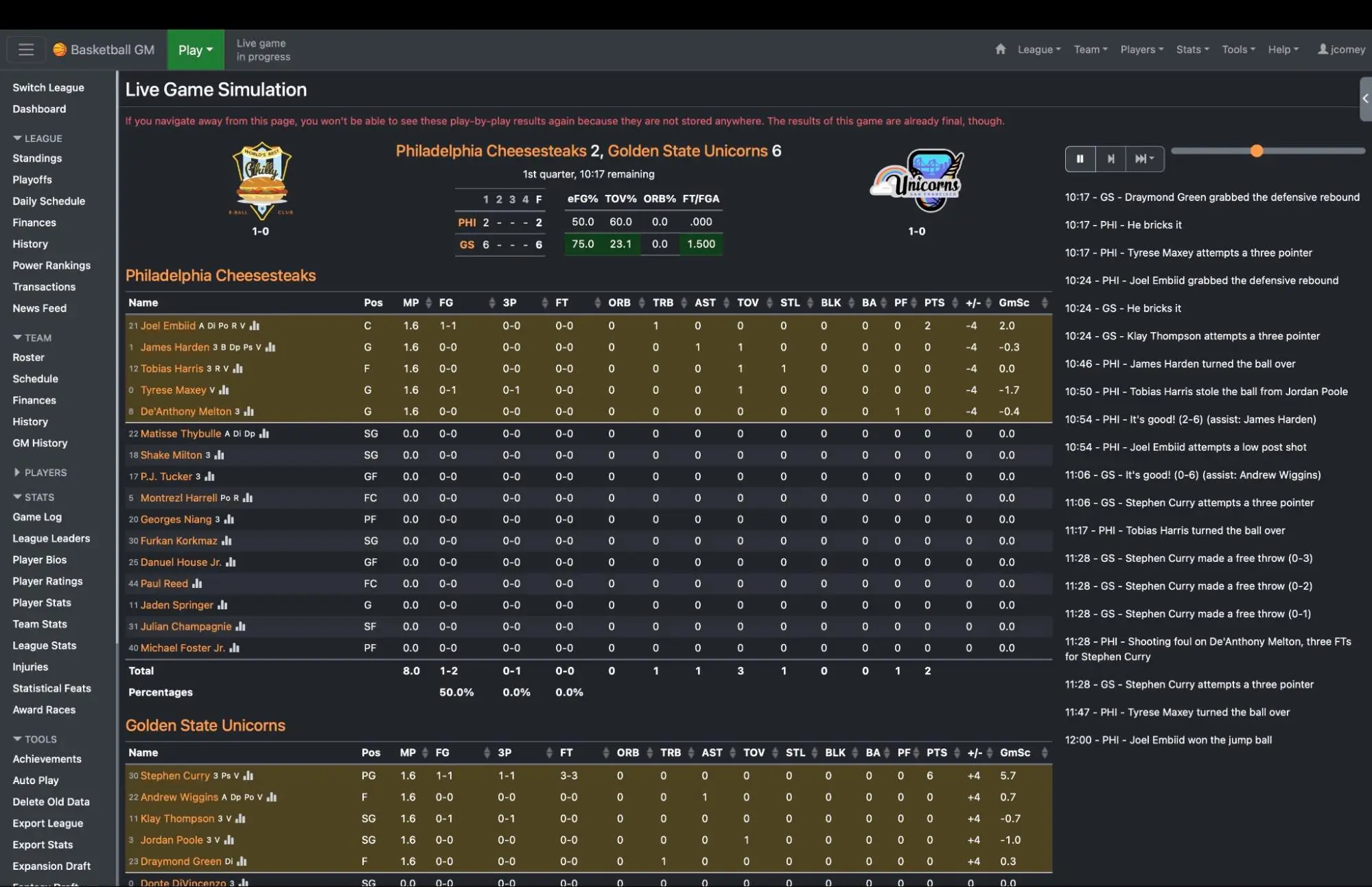 basketball gm online