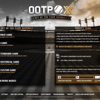 Out of the Park Baseball (OOTP 20)